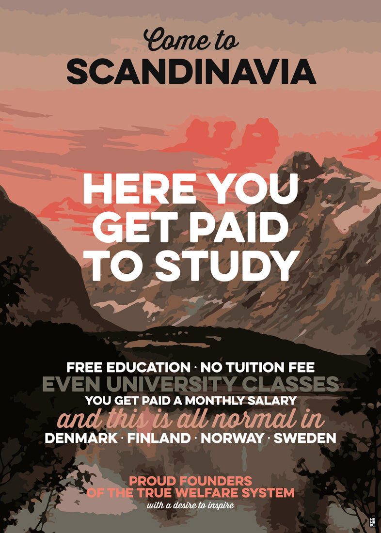 Here you get paid to study
