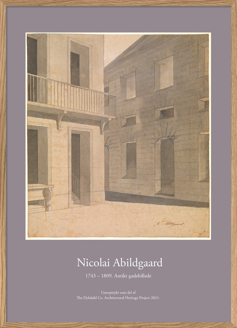 Nicolai Abildgaard - Antikt Gadebillede